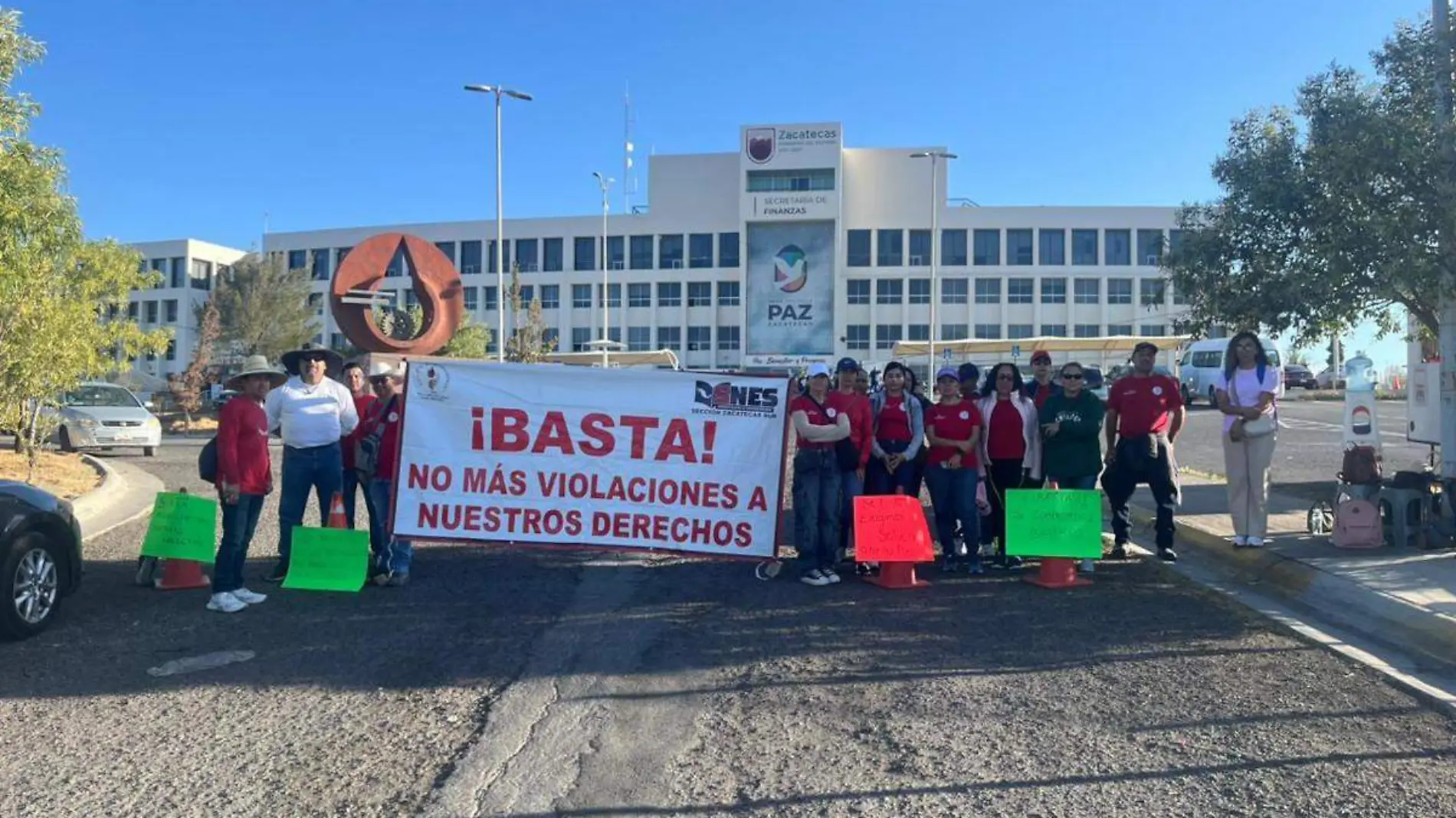 Protesta en Ciudad Administrativa